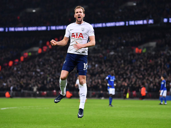 שיאן השערים של הספרס בפרמייר ליג. קיין (getty)