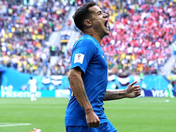 קוטיניו הוא בינתיים האיש של ברזיל במונדיאל (getty)