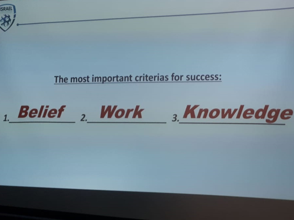 "היסודות להצלחה: אמונה, עבודה וידע"