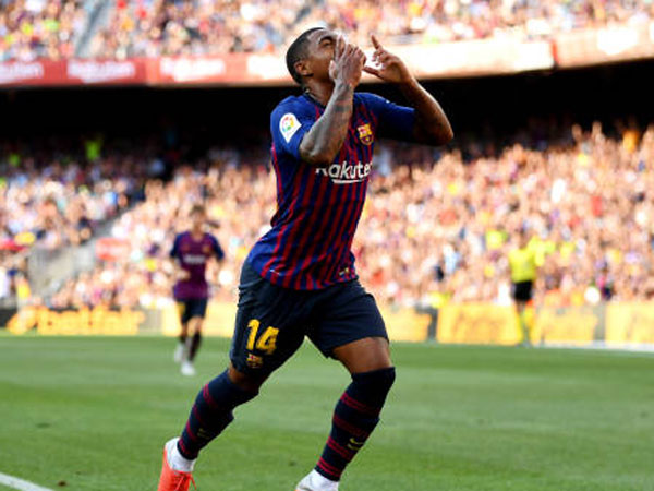 הציג לראווה את רגל שמאל האימתנית שלו. מאלקום (getty)