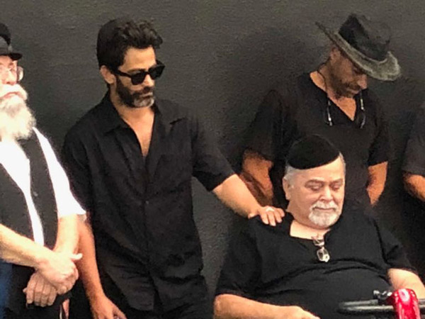 גם בן המשפחה, יהודה לוי, הגיע לבית העלמין