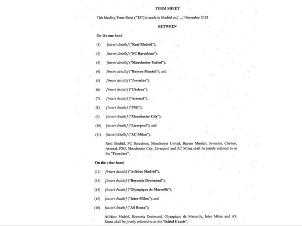 הקבוצות החתומות על מזכר ההבנות, לפי הפרסום