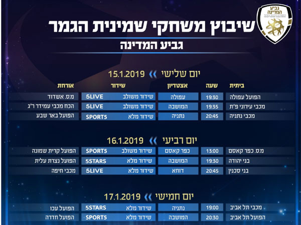 להלן רשימת המשחקים