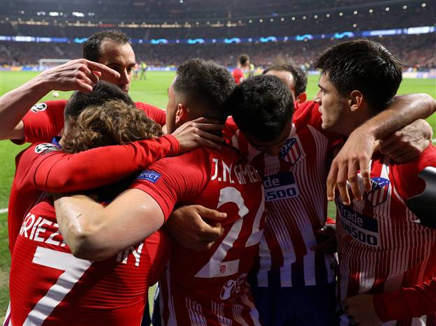 שחקני אתלטיקו. רעננה תשאב השראה? (Angel Martinez/Getty Images)