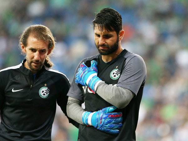 עדיין לא ברור אם ישחק מול מכבי נתניה. חיימוב (צילום: יוסי שקל)