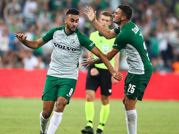 השער השתלם לו. עוואד יפתח בסלובניה (צילום: אלן שיבר)