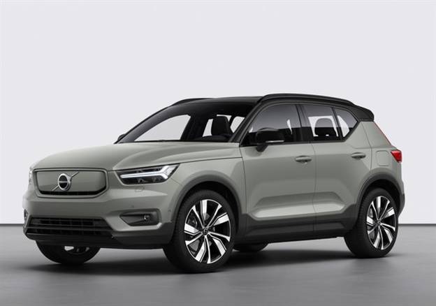 וולוו XC40 חשמלי. העיצוב נשמר, מלבד חסימה של השבכה הקדמית