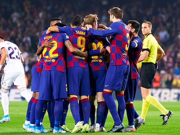 כי בארסה חגגה (getty)