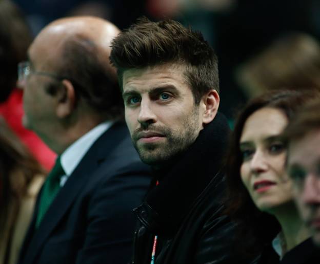 בלם ברצלונה במהלך משחקי גביע דיוויס (getty)