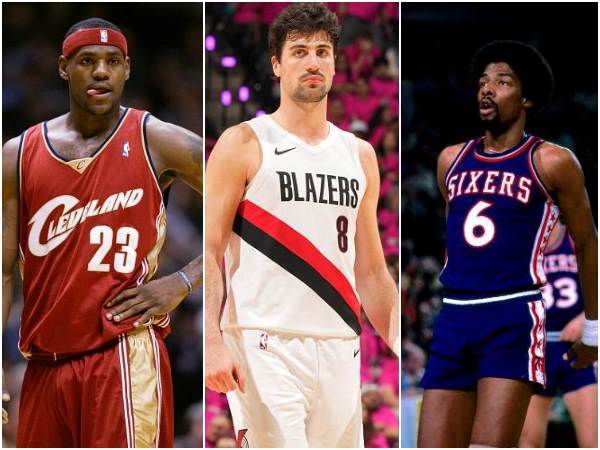 (לברון: Corey Sipkin/NY Daily News Archive via Getty Images. ארווינג: Dick Raphael/NBAE via Getty Images)