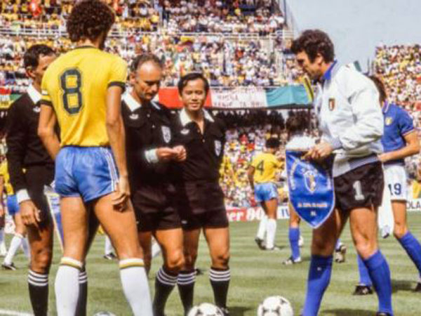 קליין עם זוף, במונדיאל 1982 (getty)