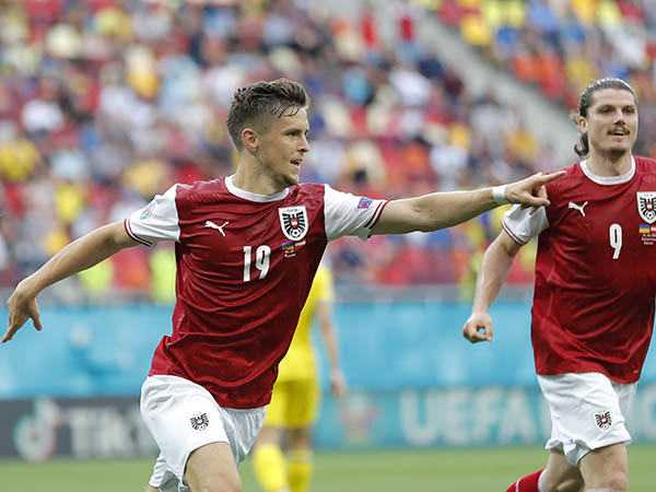 כריסטוף באומגרטנר. כבש את השער היחיד במשחק והוחלף בשל פציעה (GETTY)