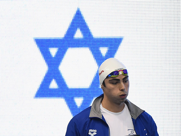 טומרקין. רגע היסטורי למשלחת הישראלית (GETTY)