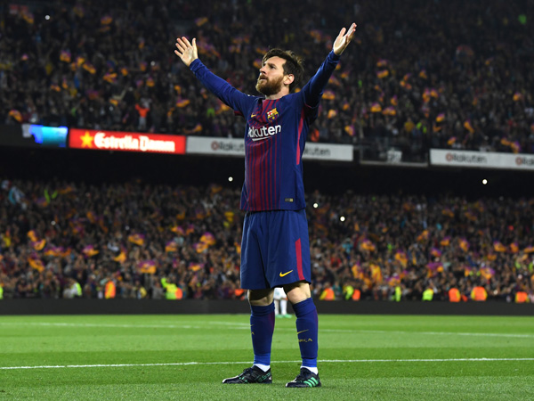 ליאו מסי. לימים הפך לאויב מספר 1 של ריאל מדריד (GETTY)