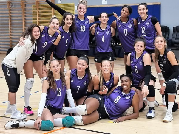 שחקניות קרית אתא. שחזור הגמר עבר בהצלחה (איגוד הכדורעף)