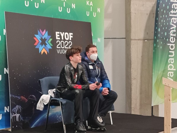 יום ראשון באוליפיאדת החורף למחליק הצעיר (קרדיט: הועד האולימפי בישראל)