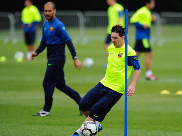 צופה במסי. היה לו חלק גדול בהתפתחות שלו (Getty)