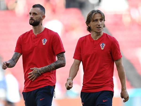 לוקה מודריץ' ומרסלו ברוזוביץ'. בקרוב יפגשו בספרד? (GETTY)