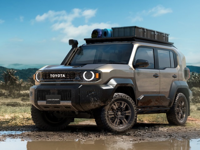 כמו הפראדו, גם כאן יש גרסת “רטרו“ עם פנסים עגולים