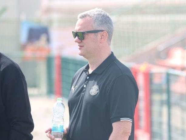 הגיע למשחק האימון. מנספורד (אתר מכבי ת"א)