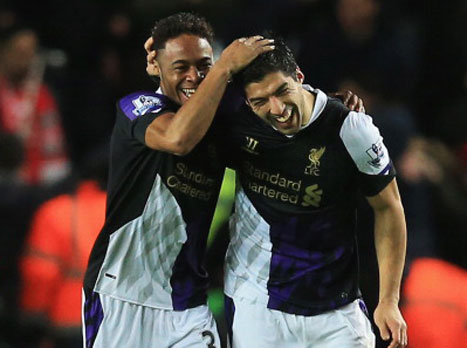 סוארס וסטרלינג נושמים אוויר פסגות גם השבוע (GETTYIMAGES)