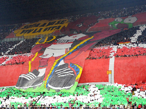 אוהדי מילאן, מתכוננים למשבר (gettyimages)