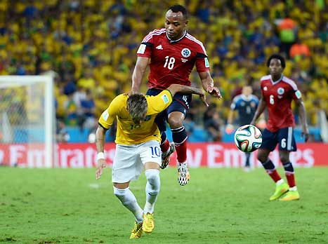 הרגע שגמר לניימאר את המונדיאל (GETTYIMAGES)