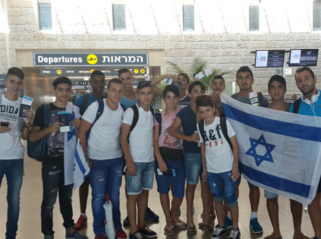יראו ניצחון מפתיע? ילדי נתיבות (צילום: באדיבות החברה למתנ"סים)