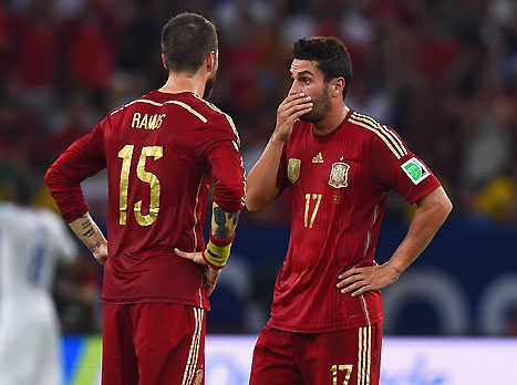 הם ימשיכו במדים הלאומיים. קוקה וראמוס (gettyimages)