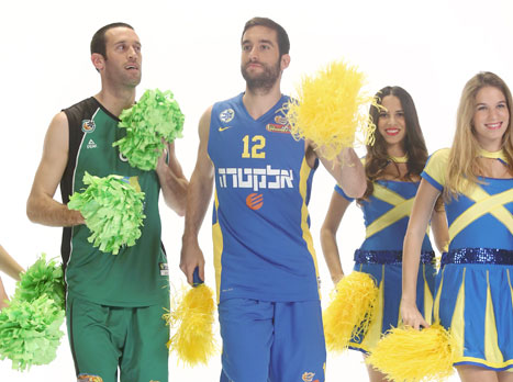 גם אוחיון ויבזורי מתחממים (אלן שיבר, איגוד הכדורסל)