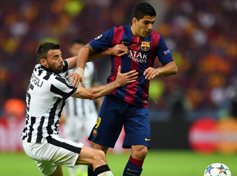 ברזאלי לא מסתדר עם סוארס (Getty)