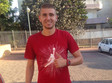 מישצ'נקו לאחר שעבר את הבדיקות