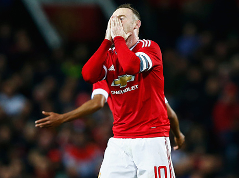 וויין רוני מאוכזב. הפנים אומרות הכל (getty)