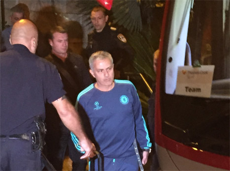 מוריניו הערב אחרי הנחיתה בארץ