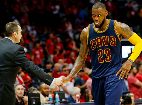 "מה שעשית באירופה לא רלוונטי בעולם של לברון" (Getty)