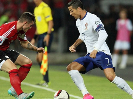 רונאלדו. ביקור רביעי ביורו (getty)