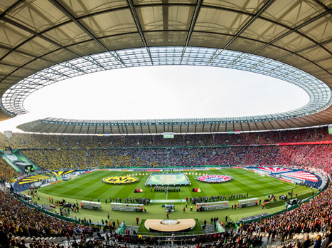 האצטדיון בברלין, הערב (Getty)