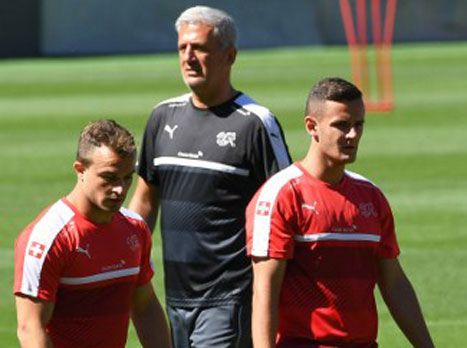 פטקוביץ' לא מודאג משאקירי (GETTYIMAGES)