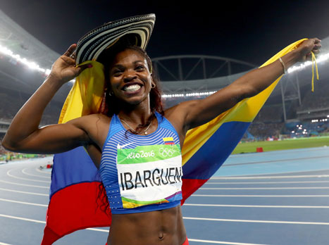 איברגואן. אלופת העולם היא גם אלופה אולימפית (Getty)