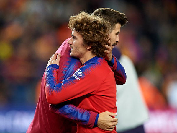 גריזמן באפריל. הגיע לקאמפ נואו עם חוזה בברצלונה? (Getty)