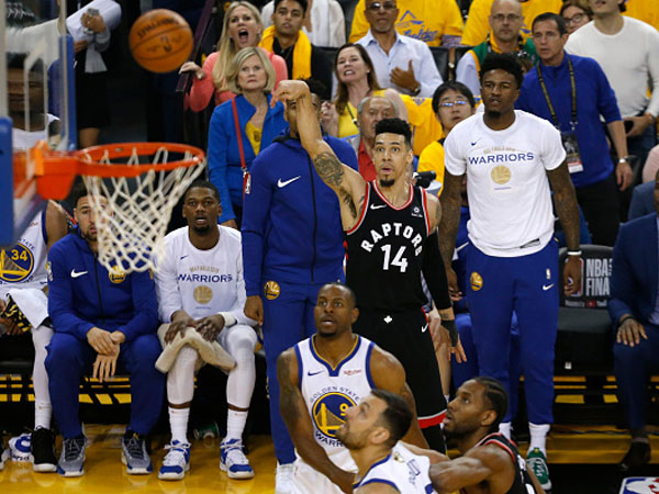 גרין צלף שלוש שלשות ברבע הראשון (צילום: Lachlan Cunningham/Getty Images)