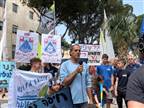 מאות הגיעו להפגנה למען מועדון השייט חיפה