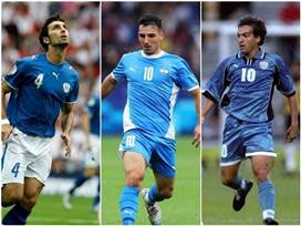 למי יש יותר הופעות בנבחרת? ברקוביץ`, גלוך ובנאדו (GETTY)