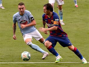 מסי, סיפק שני בישולים, אחד מהם גאוני במיוחד (GETTYIMAGES)