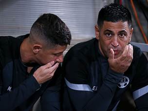 ברדה ומליקסון רצו לשמר את הריצה הנהדרת (צילום: מאור אלקסלסי)