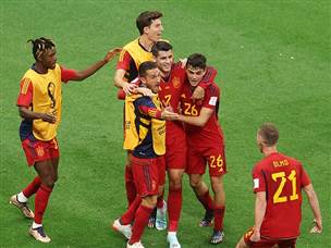 ספרד עלתה ראשונה על הלוח (getty)