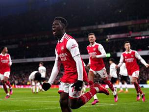 נקטיה. רשום על הרגע הגדול אולי של ארסנל העונה (Getty)