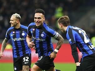 לאוטרו מרטינס קבע יתרון מוצדק (Marco Luzzani/Getty Images)