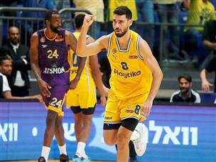 אבל מכבי התעוררה (צילום: אלן שיבר)