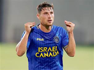 עם שער בכורה בישראל (צילום: אלן שיבר)